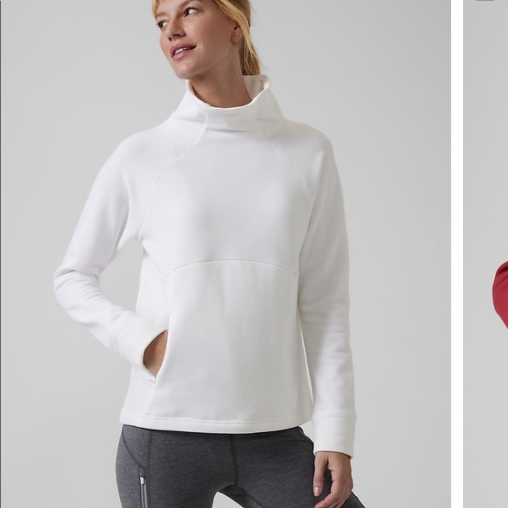 Athleta Polartec Funnel Neck Sweatshirt Large